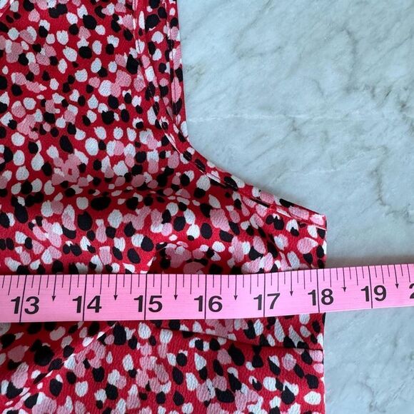 Talbot’s women’s babydoll blouse Valentine’s Day side zipper size 6 - Picture 5 of 7